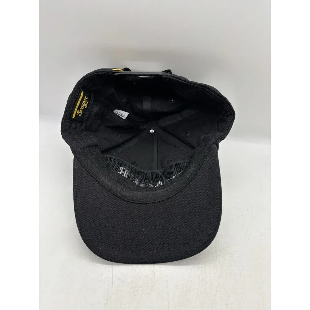 Seager Co Hat Black Snapback Cap Good As Can Be Western Surf